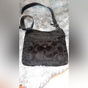 Black coach cross body